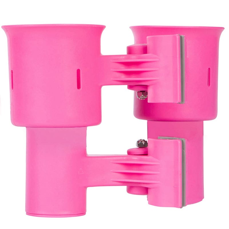 ROBOCUP, HOT Pink EZ-Spring, Updated Version, Best Cup Holder for Drinks, Fishing Rod/Pole, Boat, Beach Chair, Golf Cart, Wheelchair, Walker, Drum Sticks, Microphone Stand - Image 2
